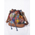 voordelige Handtas &amp; Draagtassen-Dames leren bucket bag in bohemian stijl, met een veelkleurig bloemenpatroon, veelzijdig te dragen, verstelbare schouderbanden, perfect voor dagelijks gebruik.