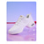 preiswerte Tanz-Sneaker-Lila Damen-Tanzsneaker aus Mesh, luftgepolsterte Sohle, leichter, sportlicher Stil für Tanz, Fitness und Jazz &amp;modernes Tanztraining
