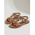 preiswerte Frauen-Braune Boho-Sandalen für Damen mit bunten Perlen und Herzanhänger – sommerliche T-Riemen-Sandalen im Ethno-Stil für den Urlaub &amp;Badebekleidung und Sommerreisen