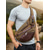 billige Herrevesker-Herre lerretsbrystveske, stor kapasitet, uformell crossbody-ryggsekk, vintage utendørs sports skulderveske for daglig reise, fotturer, sykling, treningsstudio, jobb og uformell hverdagsbruk