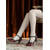 ieftine Anii 1920 &amp; Era Gatsby-Pantofi cu toc elegant, cu bareta în T, din anii 1920, pentru femei - tocuri elegante, alb-negru, cu tivit festonat, pentru petreceri în stil Gatsby, nunți retro &amp;evenimente din anii '20