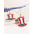 cheap Accessories-United States 250th Anniversary Women's Alloy Patriotic Dangle Earrings, Multiple USA Flag &amp; Heart Styles, Red White Blue Statement Jewelry for Party &amp; Festival Wear