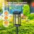 cheap Landscape Lights-1 Pack Solar Pathway Lights Outdoor, Solar Outdoor Lights, Bright Solar Garden Lights Waterproof, Auto On/Off Outdoor Solar Lights for Yard Landscape Path Lawn Patio Walkway