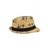 cheap Vacation Accessories-Men's Straw Fedora Hat with Palm Tree Print, Lightweight Breathable Woven Summer Trilby in Multiple Colors, Casual Resort Style for Spring Beach Vacation &amp; Everyday Wear