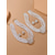 abordables Mariage ACC-Ensemble de bijoux en fausses perles pour femme - élégant collier et boucles d'oreilles dorés et argentés, idéal pour les mariages, les enterrements de vie de jeune fille et les galas - pendentif en perles classique, accessoire parfait pour les demoiselle
