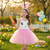 abordables Disfraz de Animal-Tutu Túnica Animal Conejo conejo de Pascua Vestidos Gracioso Niños Chica Víspera de Todos los Santos Semana Santa Carnaval Fiesta Disfrazarse
