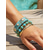 economico Accessori per le vacanze-Set di braccialetti in lega acrilica da donna, braccialetti alla moda multicolore e gioielli impilabili con perline, accessori da polso casual in stile boho resort per vacanze, viaggi in spiaggia, uso quotidiano e occasioni di svago