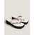 abordables Femmes-Tongs blanches à plateforme pour femmes - sandales compensées confortables et épaisses, idéales pour les vacances tropicales au bord de la piscine dans les complexes hôteliers de luxe. &amp;vacances d'été
