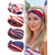 billige Tilbehør-United States 250th Anniversary Kvinners Patriotiske Polyester Hårbånd Elastisk Hårinnpakning med Flere USA Flagg Stiler Lettvekts og Komfortabel Festlig Uavhengighetsdag