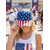 abordables Accessoires-Casquette de baseball en polyester pour femmes du 250e anniversaire des États-Unis avec impression du drapeau américain plusieurs motifs disponibles idéales pour les États-Unis le jour de