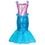 cheap Girls' Costumes-Mermaid Princess Dress Theme Party Costume Cosplay for Girls' Kid's Carnival Masquerade Book Week Vacation Party Holiday