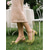 ieftine Mama miresei/mirelui-Pantofi cu toc bloc roz pal pentru femei, tocuri slingback cu detaliu de fundă, pantofi eleganți pentru soacra miresei pentru nunți în oraș
