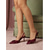 abordables escarpins à talon ouvert-Escarpins slingback en satin violet pour femme - élégants escarpins à bout pointu et petit talon ornés d'une boucle, parfaits pour les dîners de fêtes et les soirées habillées. &amp;vêtements élégants du