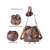 voordelige Handtas &amp; Draagtassen-Dames leren bucket bag in bohemian stijl, met een veelkleurig bloemenpatroon, veelzijdig te dragen, verstelbare schouderbanden, perfect voor dagelijks gebruik.