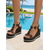 baratos Mulheres-Sandálias plataforma femininas brancas com estampa floral - salto plataforma com strass brilhantes e tiras transparentes, perfeitas para festas na piscina em resorts, férias em destinos tropicais e casamentos ao ar livre no verão.