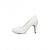 billige Brud-Elfenbensfargede perlepyntede brudesko til dame – elegante stiletto-brudesko til hagebryllup og formelle anledninger