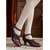 abordables Victoriano &amp; Eduardo-Zapatos de boda victorianos de encaje para mujer: elegantes zapatos eduardianos blancos de tacón medio con ribete festoneado. &amp;Correa de tobillo para novias vintage, eventos patrimoniales &amp;fiestas de