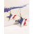 cheap Accessories-United States 250th Anniversary Women's Alloy Patriotic Dangle Earrings, Multiple USA Flag &amp; Heart Styles, Red White Blue Statement Jewelry for Party &amp; Festival Wear