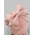 abordables Invité au mariage-Escarpins d'Orsay en daim rose pour femme - élégants escarpins à bout pointu et petit talon avec nœud à l'arrière &amp;bride de cheville pour les mariages en ville, demoiselles d'honneur &amp;garden-parties