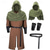 billiga Outfits-Medeltida kostymer Renässans Finkostym Armskydd Tunika Krigare Viking Maskeradkläder Herr Halloween Karnival Prestanda LARP Ren Faire Vuxna Kostym
