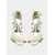 preiswerte Braut-Elfenbeinfarbene Perlen-Sandalen mit Blockabsatz – elegante Brautschuhe für moderne Stadthochzeiten