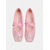 baratos Dama de honra-Sapatilhas de ballet femininas rosa blush com renda, sapatos de festa confortáveis com laço, sapatilhas elegantes para damas de honra em casamentos ao ar livre.