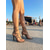 abordables Femmes-Sandales à talons aiguilles pour femmes, imprimé serpent, avec brides ondulées façon cage – escarpins sexy en PVC transparent, parfaits pour les festivals de musique, les concerts et les soirées.