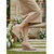 abordables Madre de la Novia/Novio-Zapatos de cuña beige para mujer: zapatos de dama de honor para bodas en jardines al aire libre.