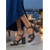 cheap Platform Sandals-Women's Square Toe Polka Dot Platform Sandals - Vintage Block Heel Ankle Strap Shoes for Elegant Evenings, Resort Vacations &amp; Parties