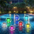 preiswerte Unterwasserlampen-Schwimmende Poolleuchten, RGB-Farbwechsel-Solar-Poolleuchten mit 9 dynamischen Lichtmodi, IP44 wasserdicht, zum Aufhängen, für Teich, Badewanne, Whirlpool, Gartenparty