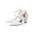 preiswerte Braut-Champagnerfarbene Brautpumps für Damen – elegante, bestickte Hochzeitsschuhe mit Blockabsatz für Gartenhochzeiten