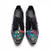 preiswerte Loafer aus hochwertigem Leder-Schwarze Herren-Lederslipper mit Blumenstickerei – hochwertige Schuhe für Hochzeiten und festliche Abendessen