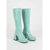 abordables Estilo Disco y Hippie de los años 70-Botas gogo rojas icónicas de los años 70 para mujer: botas de plataforma de charol brillante hasta la pantorrilla con tacón grueso para fiestas retro y bailes gogo. &amp;moda vintage