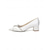 abordables Madre de la Novia/Novio-Zapatos de tacón grueso para mujer: elegantes zapatos azul marino para la madre de la novia en bodas urbanas.