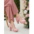 voordelige Moeder van de Bruid/De Bruidegom-Roze platform Mary Jane hakken voor dames, stevige blokhakken met bloemendetails, perfect voor de moeder van de bruid, tuinbruiloft &amp;formele evenementen