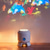 abordables lumières de projecteur de galaxie d'étoile-Projecteur LED rotatif dynamique, veilleuse océanique rechargeable USB, rotation à 360°, avec motifs dynamiques flocons de neige, océan et Noël, pour chambre, salle de bain ou couloir.