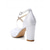 preiswerte Braut-Champagnerfarbene Brautpumps für Damen – elegante, bestickte Hochzeitsschuhe mit Blockabsatz für Gartenhochzeiten