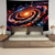 abordables Tapices de pared-Tapiz de pared con galaxia espiral, universo, nebulosa, espacio exterior, centro dorado brillante, cañones cósmicos, arte cinematográfico, colgante de pared para sala de estar, dormitorio, oficina,
