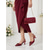 baratos Mãe da Noiva/Namorado-Conjunto feminino de sapato de salto alto e bolsa combinando em cetim roxo - elegante kit slingback, perfeito para mães que vão a casamentos na cidade.