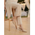 voordelige Moeder van de Bruid/De Bruidegom-Dames pumps met slingback en kittenhak in nude mesh met geweven details, elegante schoenen voor de moeder van de bruid voor een tuinbruiloft, pumps met spitse neus en lage hak voor een ceremonie in de