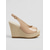 economico Sandali con zeppa-Eleganti sandali con zeppa neri in vernice da donna - espadrillas con plateau e punta aperta e cinturino regolabile per vacanze in crociera e cene su yacht di lusso &amp;eventi serali estivi