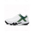 رخيصةأون أحذية جولف للرجال-أحذية غولف رجالية، مصنوعة من الجلد الصناعي الأبيض مع لمسات سوداء، بتصميم رياضي، خفيفة الوزن وجيدة التهوية، مناسبة لملاعب الغولف والرياضات الخارجية والتدريب.