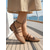 cheap Women's Flats-Women's Sophisticated Brown Woven Slides - Breathable Hollow-Out Flat Sandals for Luxury Cruise Vacations, Yacht Deck Lounging &amp; Summer Resort Wear