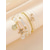 economico Accessori per le vacanze-Set di bracciali da donna in stile bohémien a più strati, realizzati in lega e resina, con ciondoli a forma di stella marina e conchiglia, perfetti per le vacanze al mare e per l'uso quotidiano.