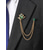 economico Matrimonio ACC-Spilla da bavero da uomo in lega con rosa e catena, accessorio per abiti da sposa e da festa, vari colori, elegante spilla floreale per occasioni formali
