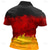 baratos Polo estampado masculino-Copa de Futebol de 2026 Homens Futebol Americano Alemanha Polo com zíper Manga Curta Camisas polo Aberto para a Lateral Roupa de Esporte Casual Diário Praia Rua Feriado 3D Imprimir Primavera Verão