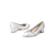 abordables Madre de la Novia/Novio-Zapatos de tacón grueso para mujer: elegantes zapatos azul marino para la madre de la novia en bodas urbanas.