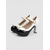 abordables Retro de los años 50-Zapatos de tacón Mary Jane clásicos de los años 50 para mujer: elegantes zapatos de salón con lazo blanco y negro y tacón de bloque para fiestas de té retro, trabajo de oficina, etc. &amp;eventos formales