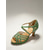 cheap Latin Shoes-Women's Green Rhinestone Latin Dance Shoes, Strappy High Heel Ballroom Sandals for Salsa, Cha-Cha, Tango &amp; Performance