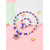 abordables Accesorios-Conjunto de collar y pulsera patrióticos de acrílico para mujer, joyería de cuentas rojas, blancas y azules de varios estilos para la celebración del 250 aniversario de Estados Unidos, el Día de la Independencia y para uso diario informal.